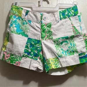 Lilly pulitzer Size 0 Callahan Shorts EUC
